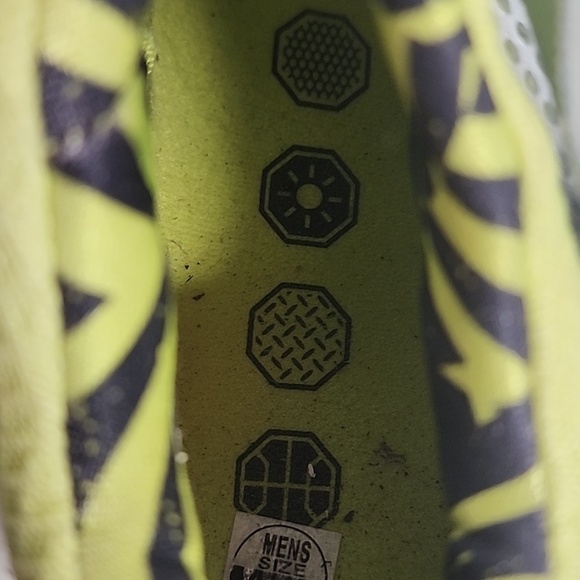 Nike Max Dominate Basketball XD Blue Gray & Lime Green Athletic Shoes Sz 9.5 main image 7